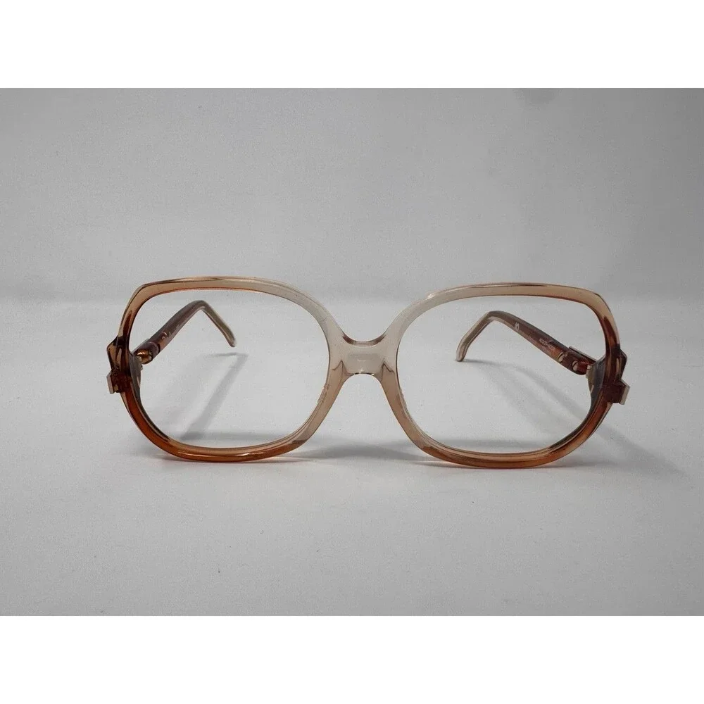 Vintage American Optical AO207 Eyeglass Frames Only 50-17-130 Amber USA